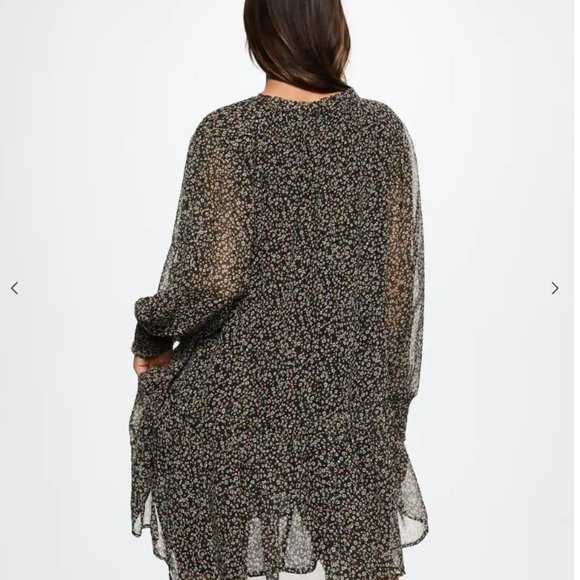 Floral Ruffled Dress - Picture 3 of 5